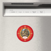 Kat Pet in Loing Memory Memorial Keepslag Magneet (Insitu (Vaatwasser))