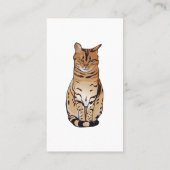 Kat Pet Sitting Visitekaartjes (Achterkant)