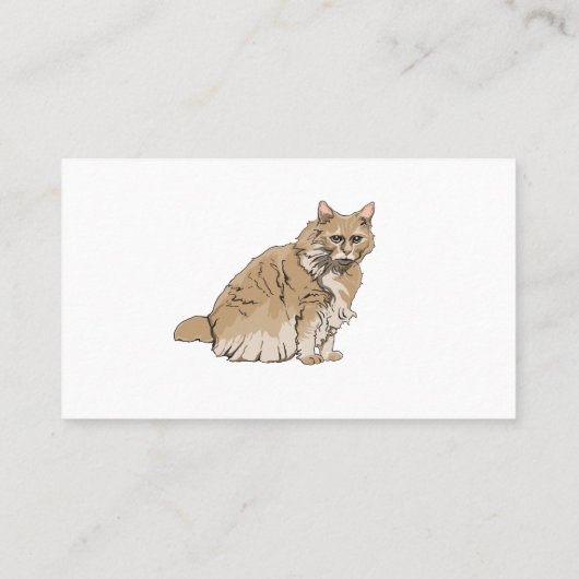 Kat Pet Sitting Visitekaartjes (Achterkant)