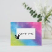 Kat Pet verliest sympathie van Vet Briefkaart (Staand voorkant)