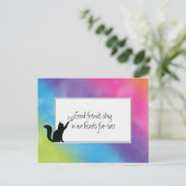 Kat Pet verliest sympathie van Vet Briefkaart (Staand voorkant)