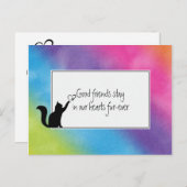 Kat Pet verliest sympathie van Vet Briefkaart (Voorkant / Achterkant)