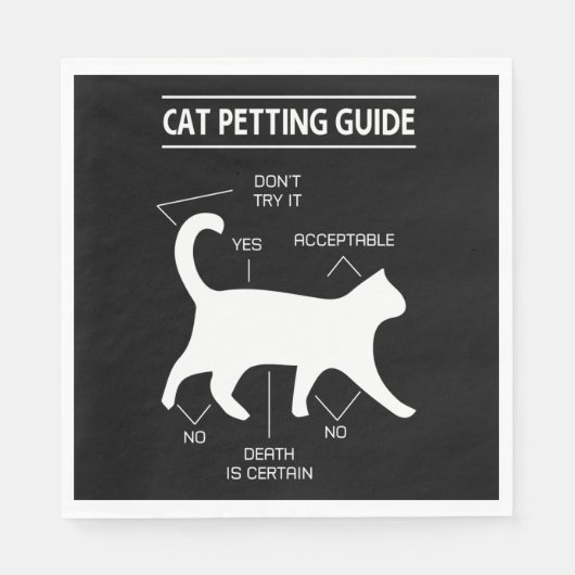 Kat Petting Guide Servet (Voorkant)