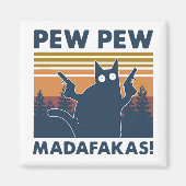  kat Pew Pew Madafakas Magneet (Voorkant)