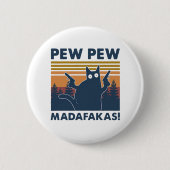 kat Pew Pew Madafakas Ronde Button 5,7 Cm (Voorkant)
