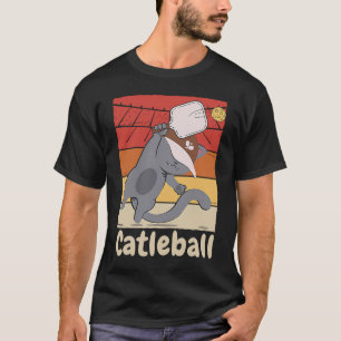 Kat Pickle ball Game  Cat Picklebal T-shirt