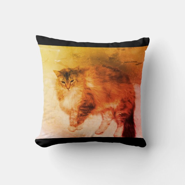 Kat Pillow Kussen (Voorkant)