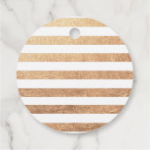 Kat Pink Gold Birthday Bedankjes Labels (Achterkant)