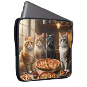 Kat Pizza Avond, Laptop Sleeve (Voorkant Rechts)