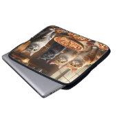 Kat Pizza Avond, Laptop Sleeve (Voorkant onderkant)