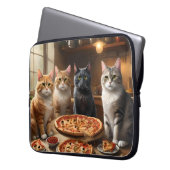 Kat Pizza Avond, Laptop Sleeve (Voorkant Links)