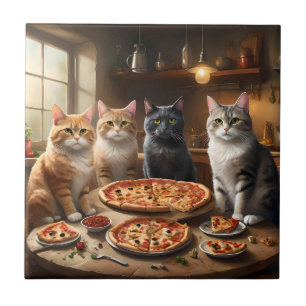 Kat Pizza Avond, Tegeltje