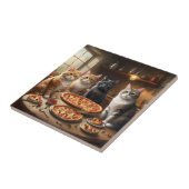 Kat Pizza Avond, Tegeltje (Zijkant)