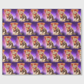 Kat-pizza Cadeaupapier (Vlak)