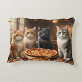 Kat Pizza Nacht, Accent Kussen (Achterkant)