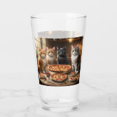 Kat Pizza Nacht, Glas (Achterkant)