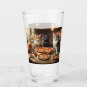 Kat Pizza Nacht, Glas (Voorkant)