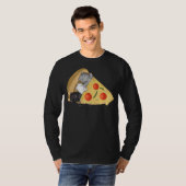 Kat pizza t-shirt (Voorkant volledig)