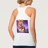 Kat-pizza Tanktop (Achterkant)