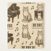 Kat Planner op een Vervaaide Piano (Achterkant)