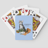 Kat Plant Ondeugd Pokerkaarten (Achterkant)