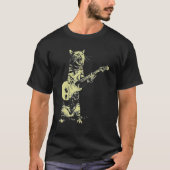 Kat Play Guitar T-shirt (Voorkant)