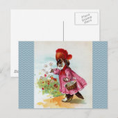 Kat-plukkers Briefkaart (Voorkant / Achterkant)