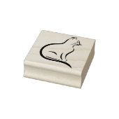 kat poes kunststempel rubberstempel (Stempel)