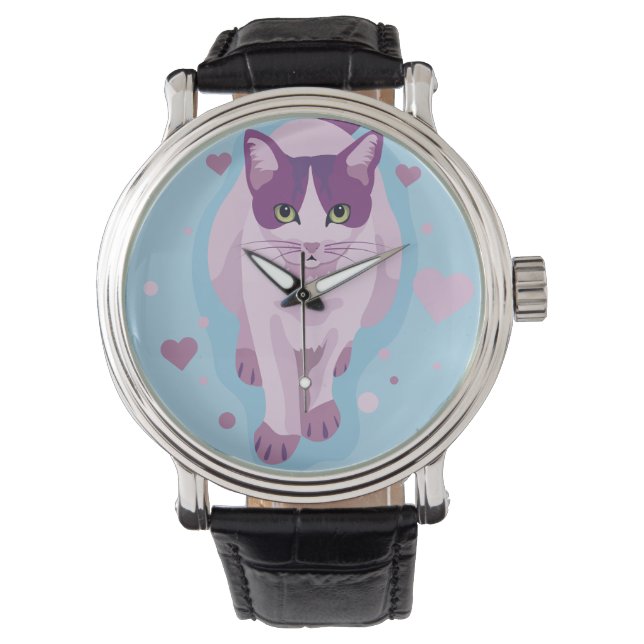 Kat, Poes, Miauw Horloge (Voorkant)