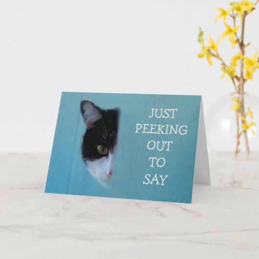 Kat poëzie goed kaart (Gele Bloem)