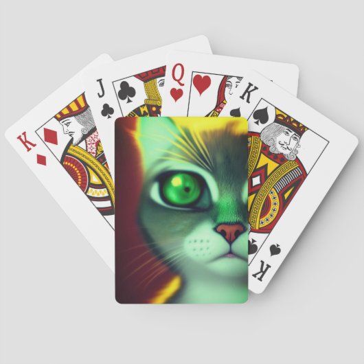 Kat Pokerkaarten (Achterkant)