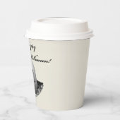 Kat & Pompoen Gelukkig Halloween Papieren Bekers (Links)