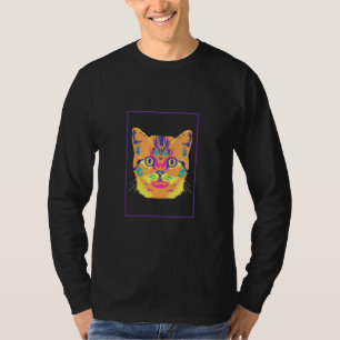 Kat Pop Art I Kitten Cat Friends Colorful Sweet M T-shirt