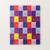 Kat-pop glimlachen legpuzzel (Verticaal)