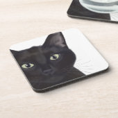 Kat, portret van Gus Bier Onderzetter (Linkerzijde)
