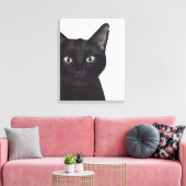 Kat, portret van Gus Canvas Afdruk (Insitu (Woonkamer))