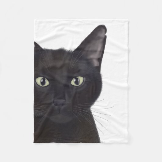 Kat, portret van Gus Fleece Deken (Voorkant)