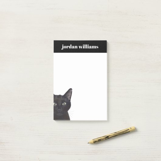 Kat, portret van Gus Post-it® Notes (Op bureau)