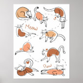 Kat Poses. Poster (Voorkant)