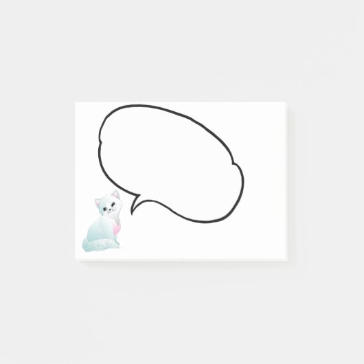 Kat Post-it Opmerkingen Post-it® Notes (Voorkant)