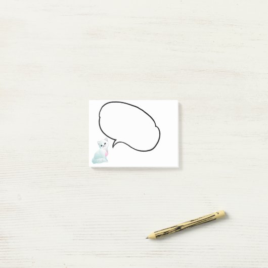 Kat Post-it Opmerkingen Post-it® Notes (Op bureau)