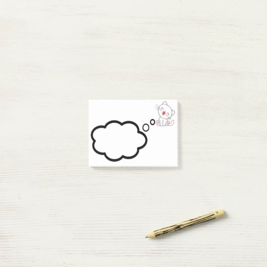 Kat Post-it Opmerkingen Post-it® Notes (Op bureau)