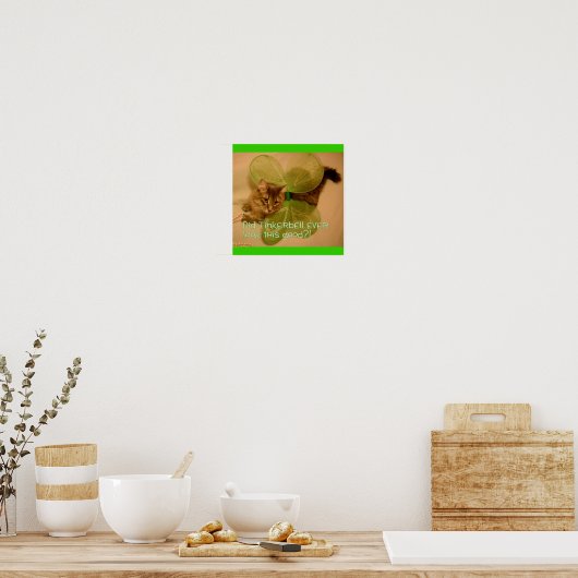 Kat poster (Keuken)