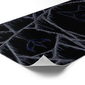 Kat-poster met ribben poster (Hoek)