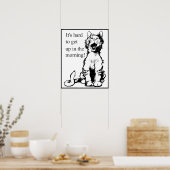 Kat-Poster voor tieren Poster (Keuken)