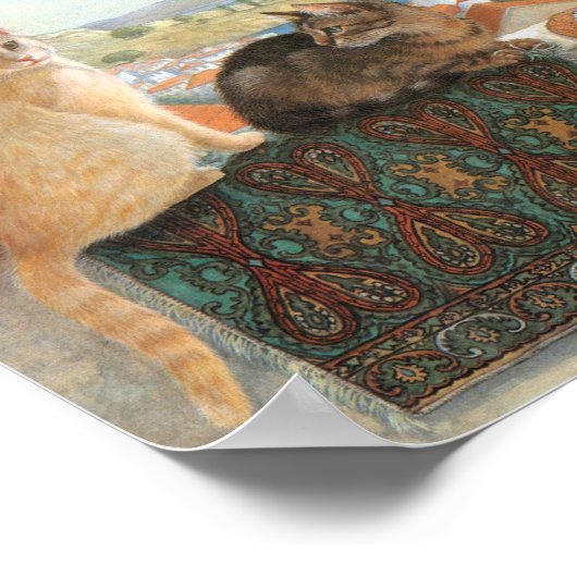 Kat posters voor schilderen (Hoek)