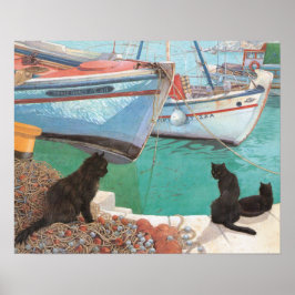 Kat posters voor schilderen