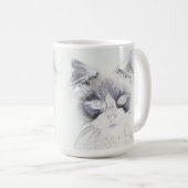 Kat potloodschets koffiemok (Voorkant rechts)