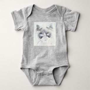 Kat potloodschets romper