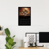 Kat Power 2011 Art Calendar-Poster Poster (Thuiskantoor)